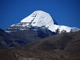 39 Mount Kailash South Face From Drive Between Chiu Gompa And Darchen Mount Kailash South Face dominates the view as we drive from Chiu Gompa towards Darchen.